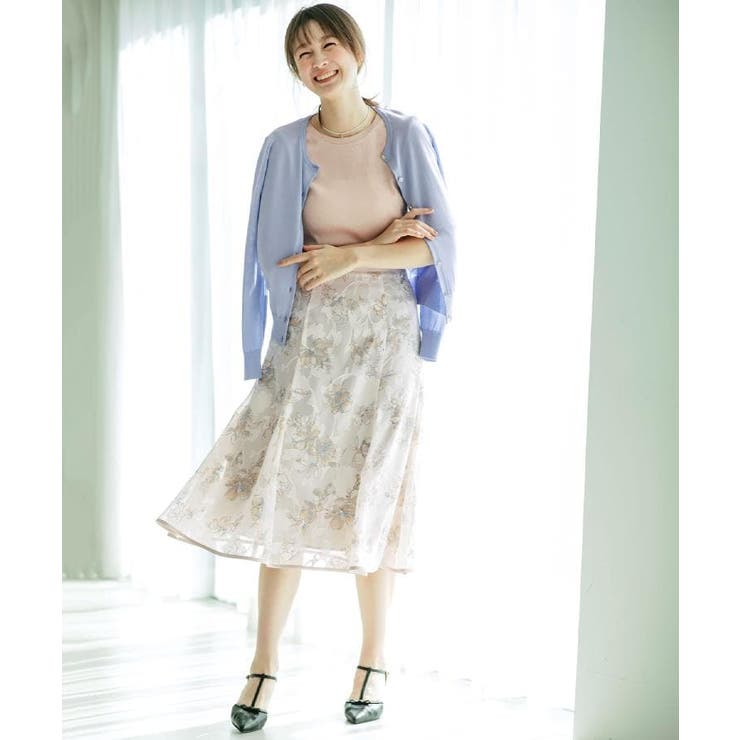 《7色展開 XS LLサイズ》ビジューボタンニットカーディガン【洗濯機洗い可 | index | 詳細画像1 