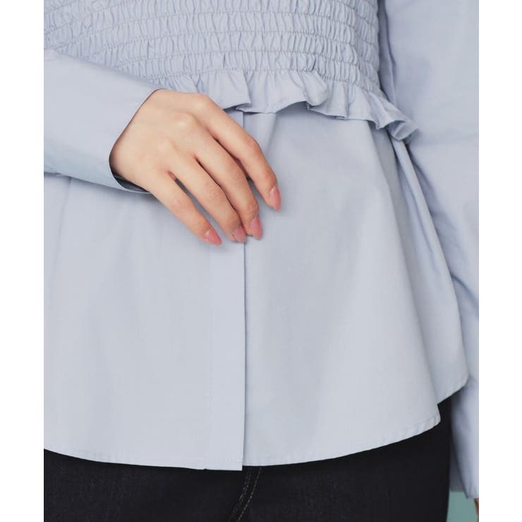 《andGIRL掲載》ビスチェレイヤードロングシャツ【洗濯機洗い可】 | index | 詳細画像24 