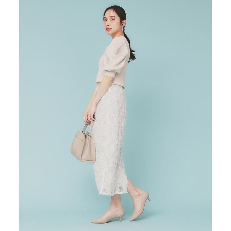 3Dレースタイトスカート【洗濯機洗い可】 | index | 詳細画像2 