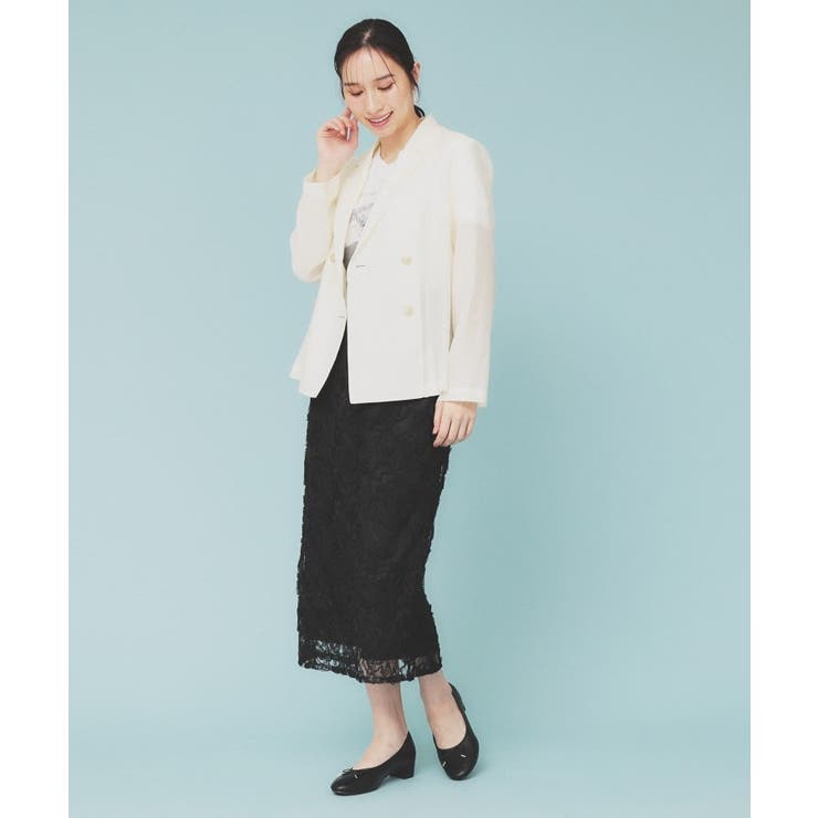 3Dレースタイトスカート【洗濯機洗い可】 | index | 詳細画像7 