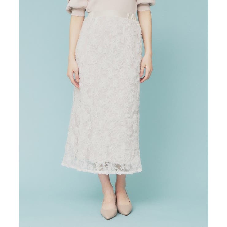 3Dレースタイトスカート【洗濯機洗い可】 | index | 詳細画像9 