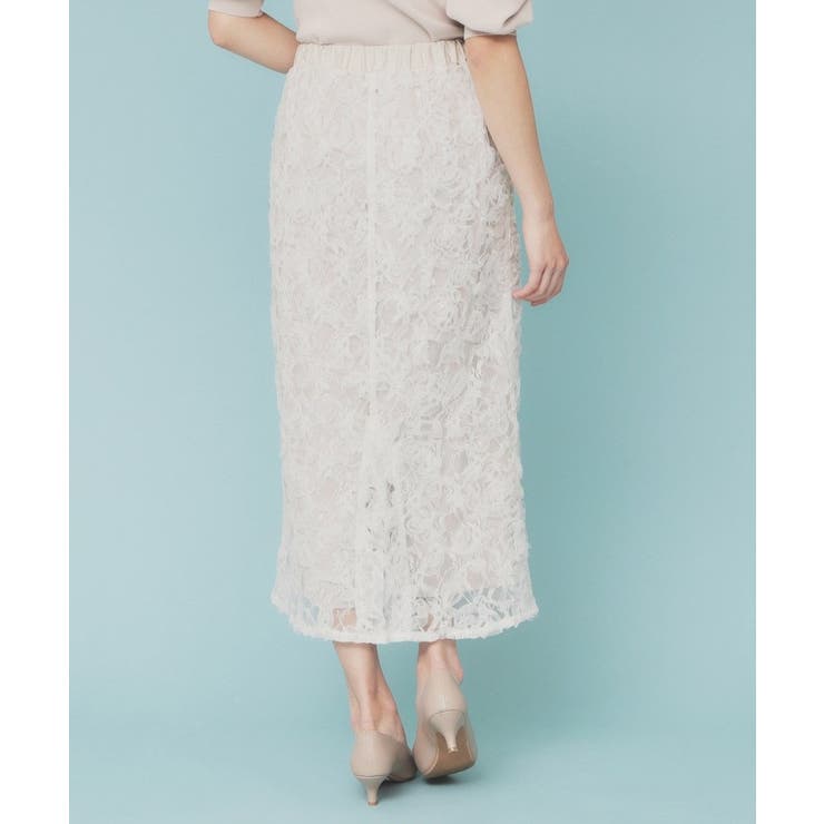 3Dレースタイトスカート【洗濯機洗い可】 | index | 詳細画像11 