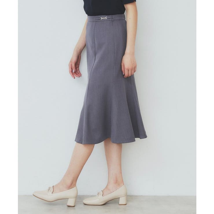 麻調マーメイドフレアスカート【洗濯機洗い可 吸水速乾 防シワ | index | 詳細画像17 