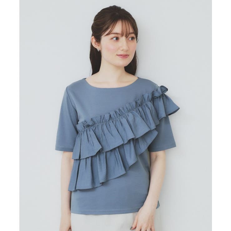 アシメフリルトップス【UV/接触冷感/洗濯機洗い可】 | index | 詳細画像13 