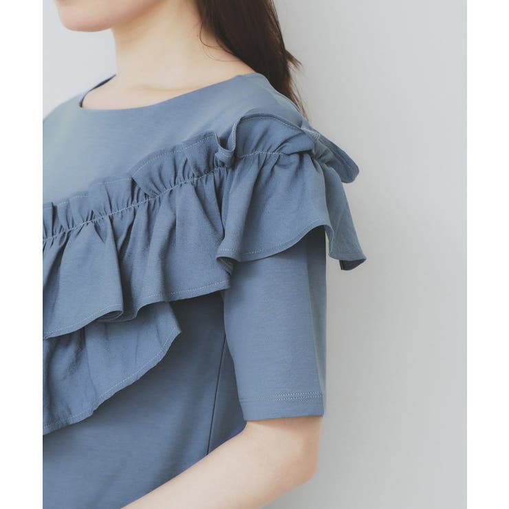 アシメフリルトップス【UV/接触冷感/洗濯機洗い可】 | index | 詳細画像17 