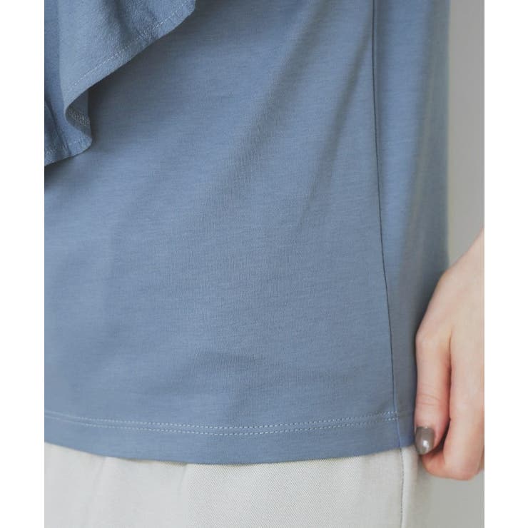 アシメフリルトップス【UV/接触冷感/洗濯機洗い可】 | index | 詳細画像18 