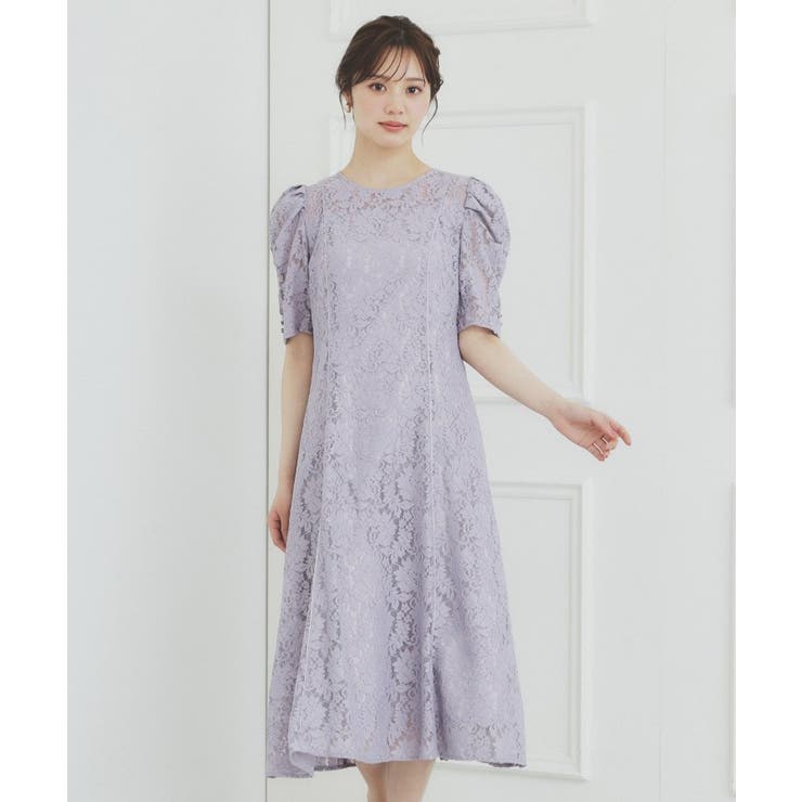 総レースギャザースリーブワンピース【洗濯機洗い可】 | index | 詳細画像13 