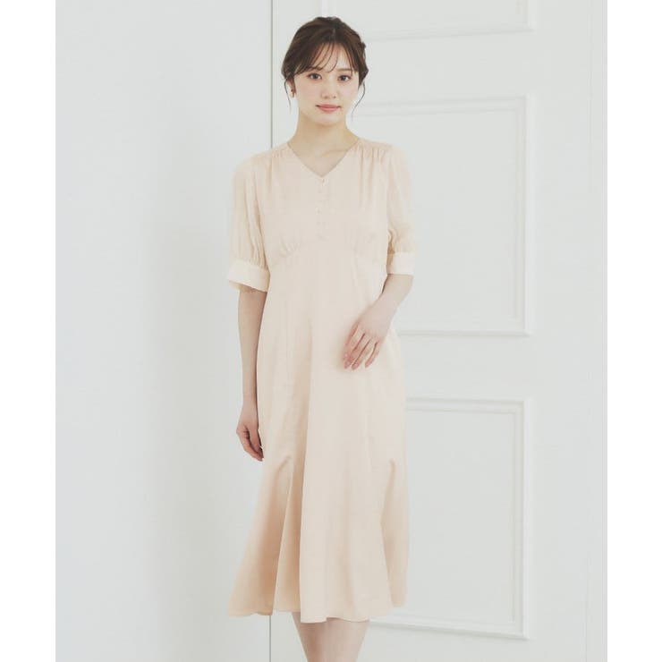 マーメイドサテンワンピース【洗濯機洗い可/イージーアイロン】 | index | 詳細画像13 