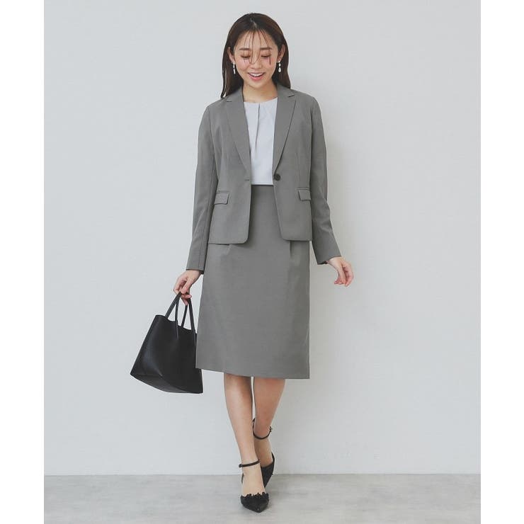 ストレッチセミタイトスカート/セットアップ対応【洗濯機洗い可/抗ピル】 | index | 詳細画像3 