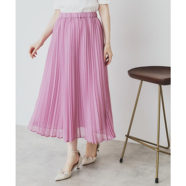 シアープリーツフレアスカート【洗濯機洗い可】 | index | 詳細画像17 