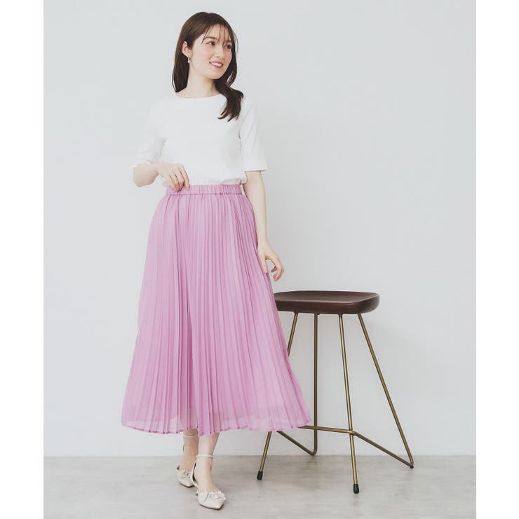 シアープリーツフレアスカート【洗濯機洗い可】 | index | 詳細画像19 