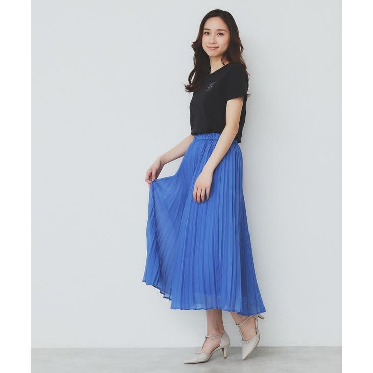 シアープリーツフレアスカート【洗濯機洗い可】 | index | 詳細画像22 