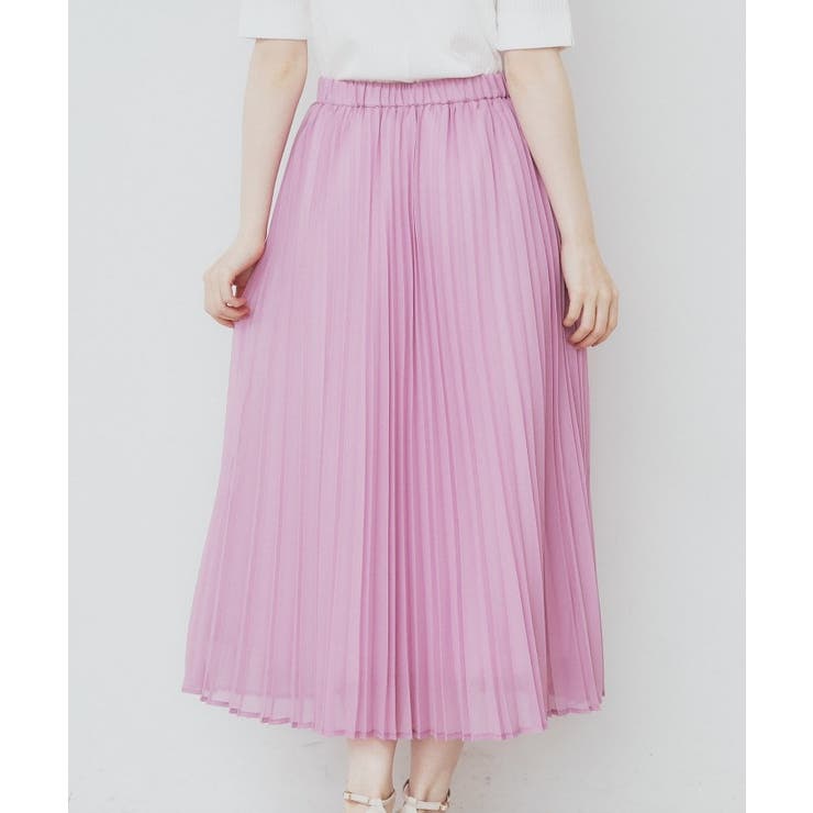 シアープリーツフレアスカート【洗濯機洗い可】 | index | 詳細画像27 