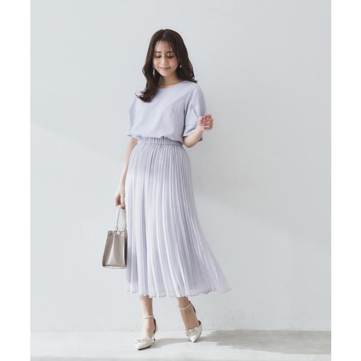 シアープリーツフレアスカート【洗濯機洗い可】 | index | 詳細画像6 