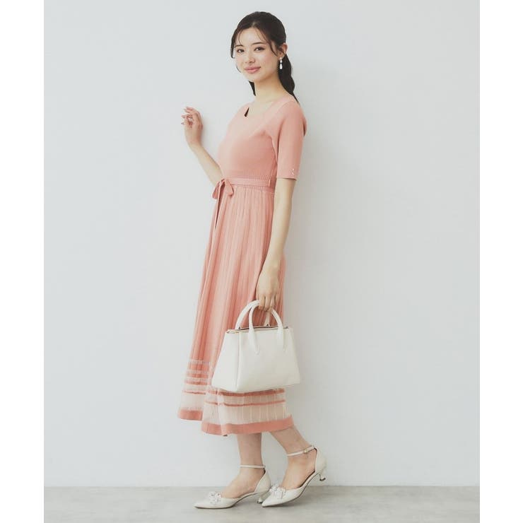 シアーラインニットワンピース【UV/洗濯機洗い可】 | index | 詳細画像9 