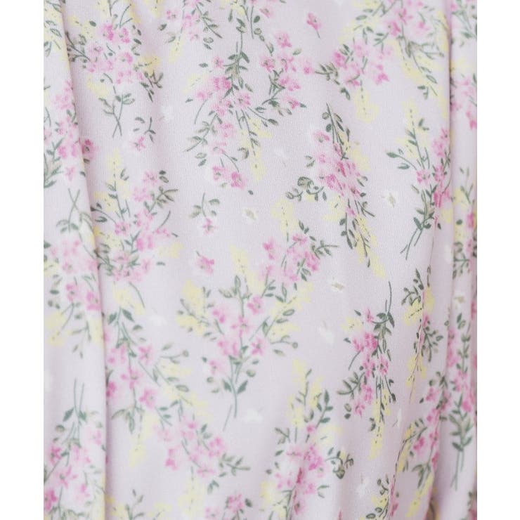 スタンドネック小花柄ワンピース【洗濯機洗い可/イージーアイロン】 | index | 詳細画像4 