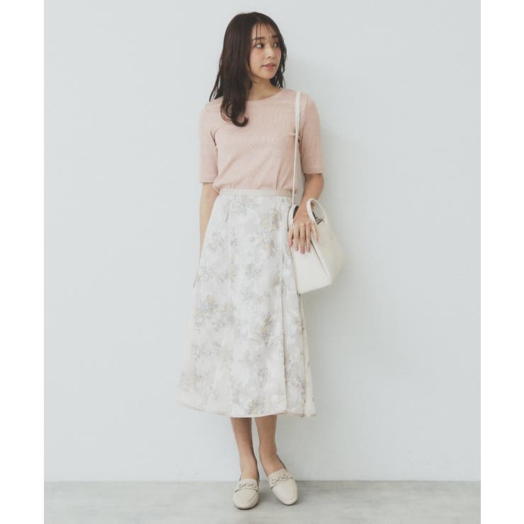 ラメリブクルーネックトップス【洗濯機洗い可】 | index | 詳細画像8 