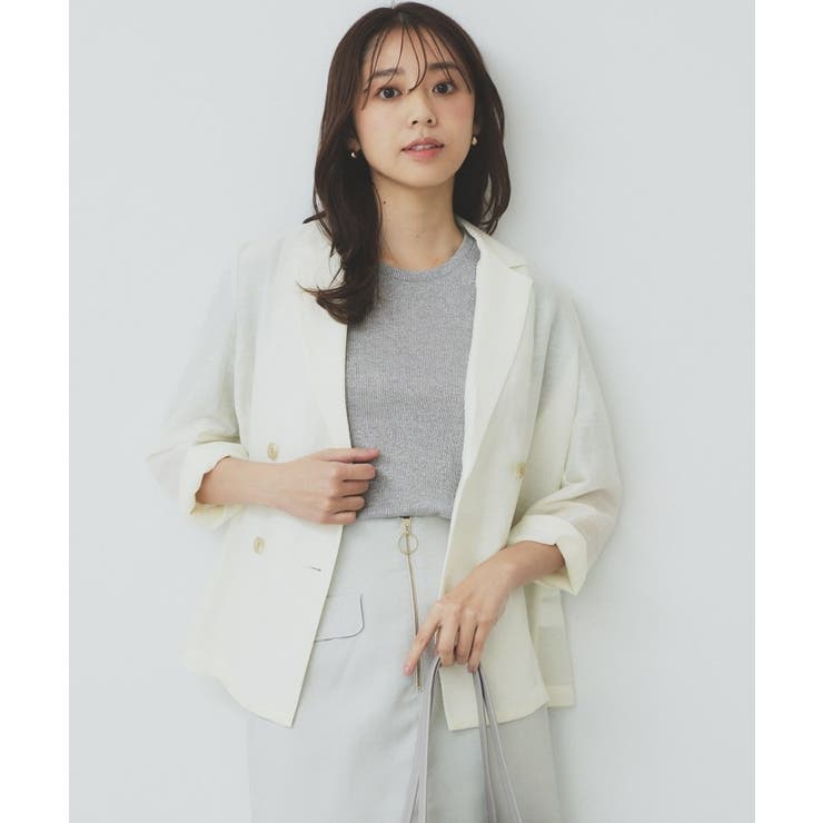 ラメリブクルーネックトップス【洗濯機洗い可】 | index | 詳細画像11 