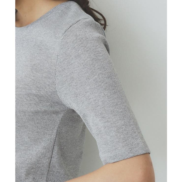 ラメリブクルーネックトップス【洗濯機洗い可】 | index | 詳細画像22 
