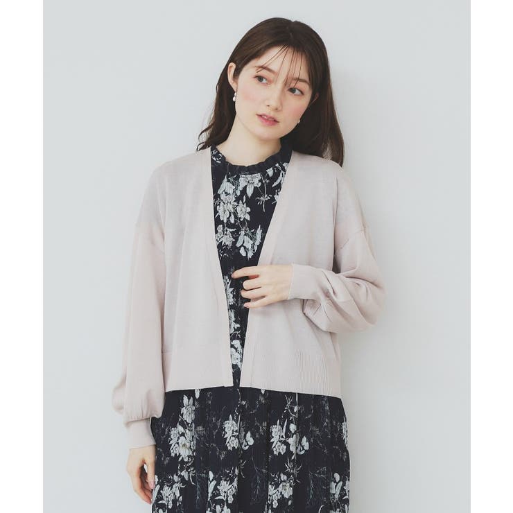 《6色展開》リラクシーショートカーディガン【洗濯機洗い可/接触冷感/抗ピル】 | index | 詳細画像25 