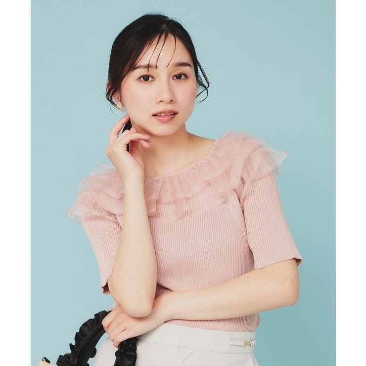 シアーラメフリルニット【洗濯機洗い可】 | index | 詳細画像12 