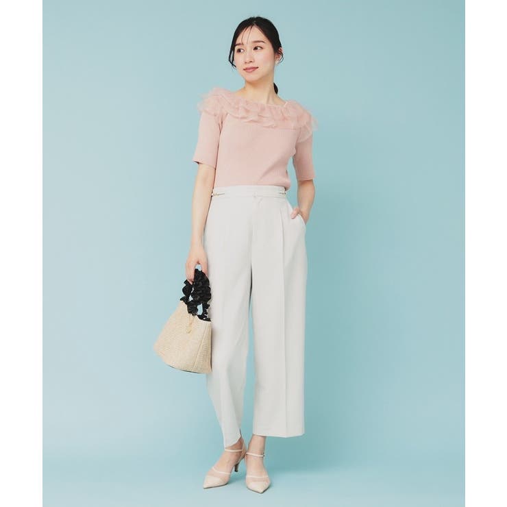 シアーラメフリルニット【洗濯機洗い可】 | index | 詳細画像13 