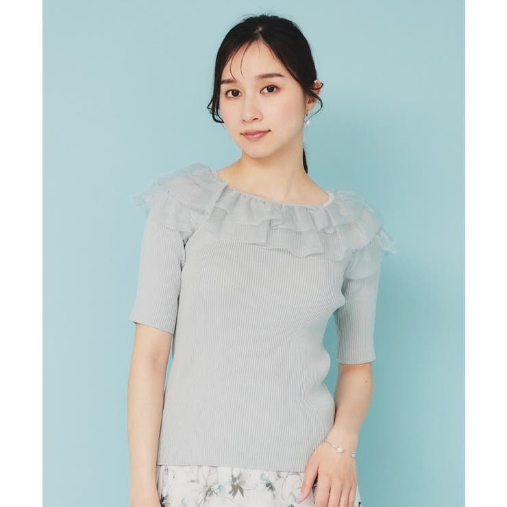 シアーラメフリルニット【洗濯機洗い可】 | index | 詳細画像20 