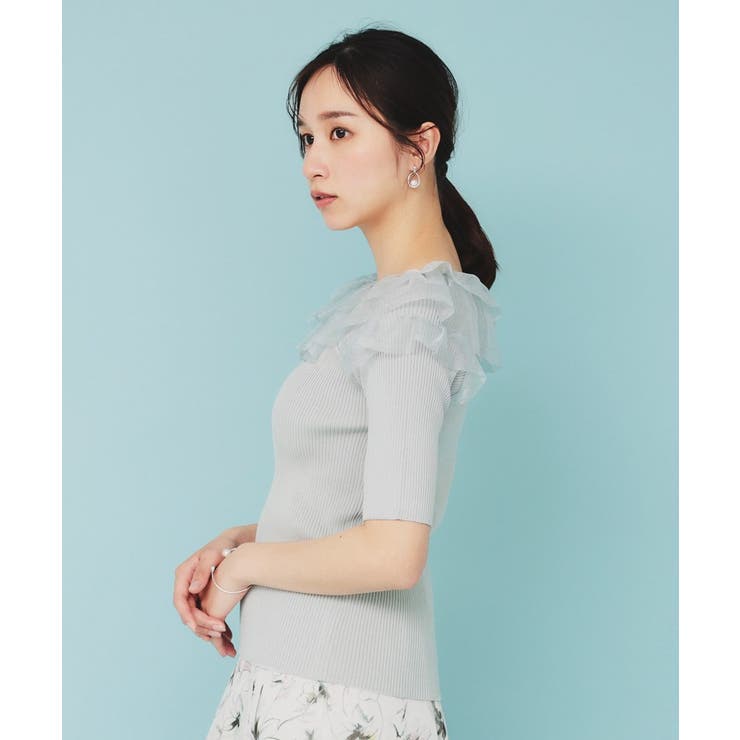 シアーラメフリルニット【洗濯機洗い可】 | index | 詳細画像21 