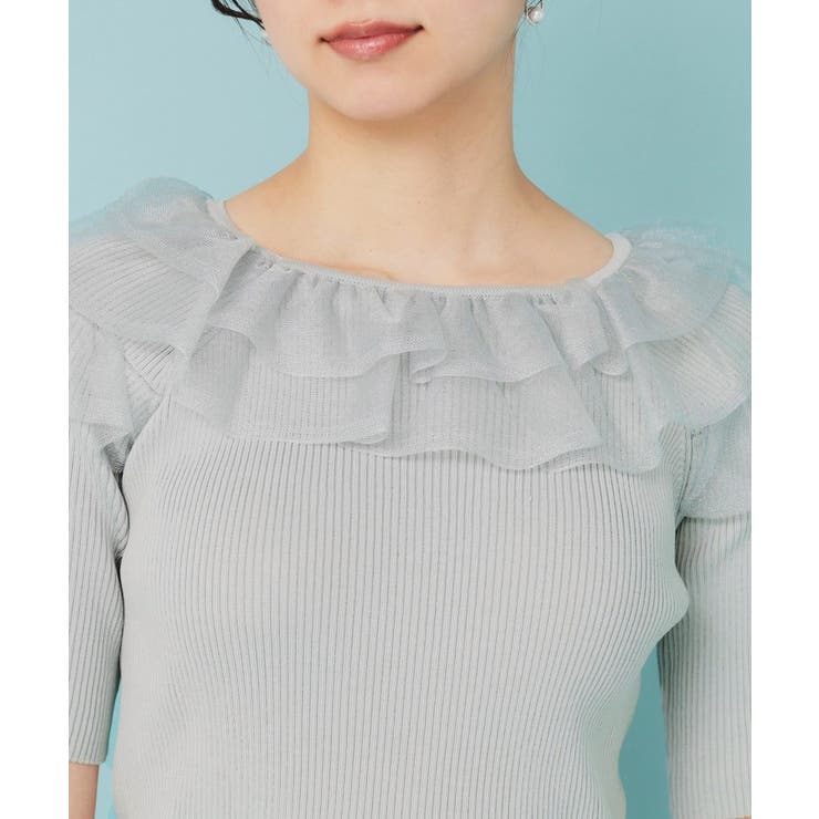 シアーラメフリルニット【洗濯機洗い可】 | index | 詳細画像23 