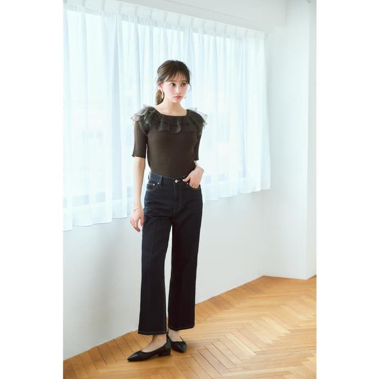 シアーラメフリルニット【洗濯機洗い可】 | index | 詳細画像3 