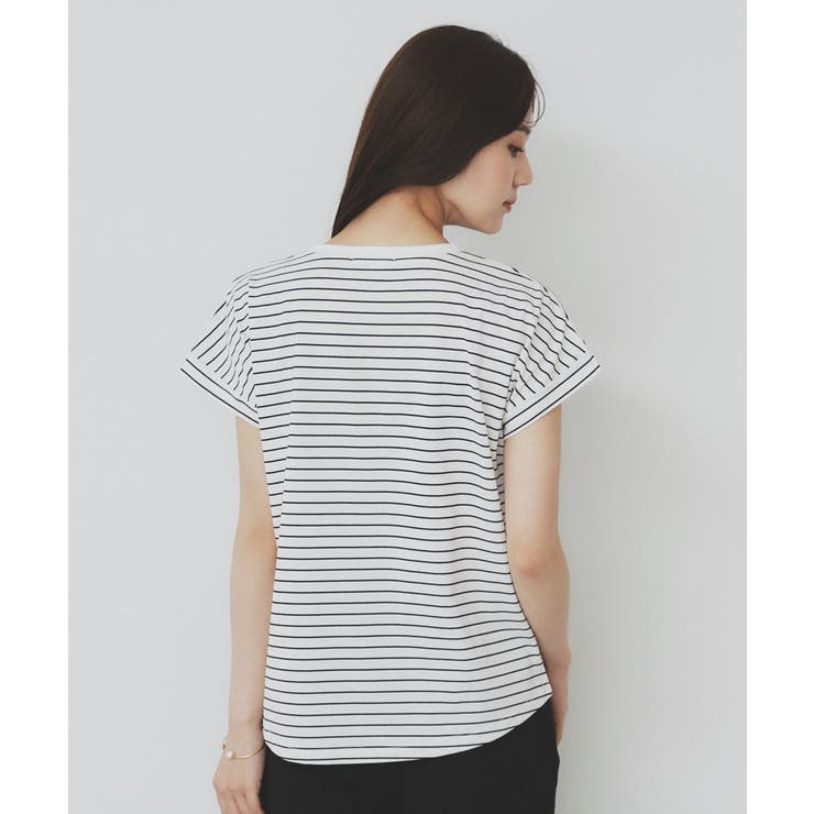 《6色展開 S 3Lサイズ》フラワー刺繍Tシャツ【汗ジミ防止 | index | 詳細画像29 