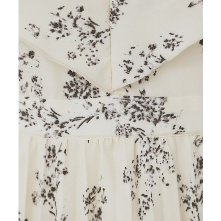 《美人百花掲載》フリルプリーツ花柄ワンピース【洗濯機洗い可 イージーアイロン 防… | index | 詳細画像8 