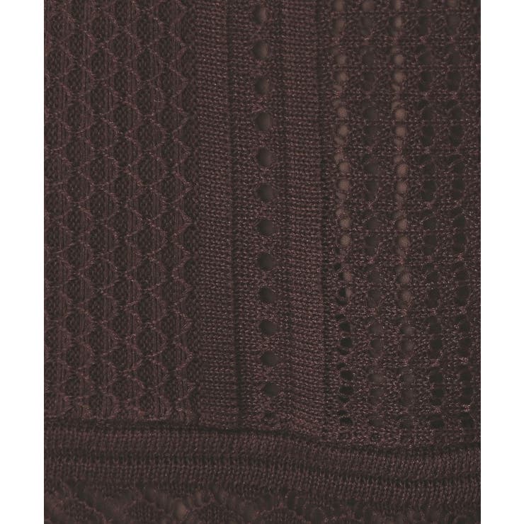 透かし編みフレアニットスカート/セットアップ対応【洗濯機洗い可】 | index | 詳細画像4 