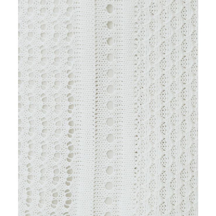 透かし編みフレアニットスカート/セットアップ対応【洗濯機洗い可】 | index | 詳細画像16 