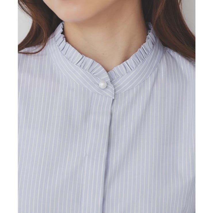 《5色展開》フリルバンドカラーペプラムブラウス【洗濯機洗い可 イージーアイロン … | index | 詳細画像24 