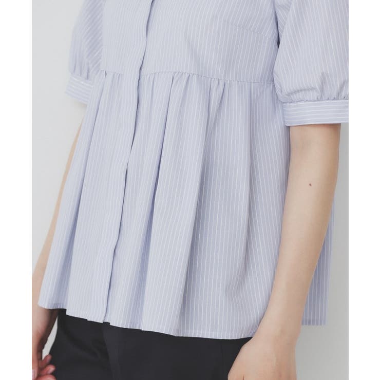 《5色展開》フリルバンドカラーペプラムブラウス【洗濯機洗い可 イージーアイロン … | index | 詳細画像26 