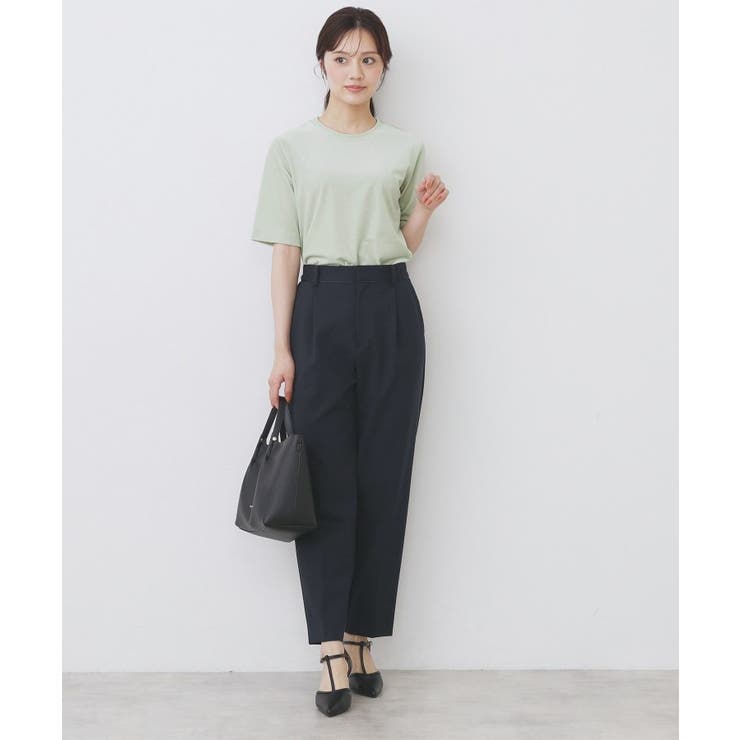 《andGIRL掲載》ベロアボクシーTシャツ【洗濯機洗い可】 | index | 詳細画像9 
