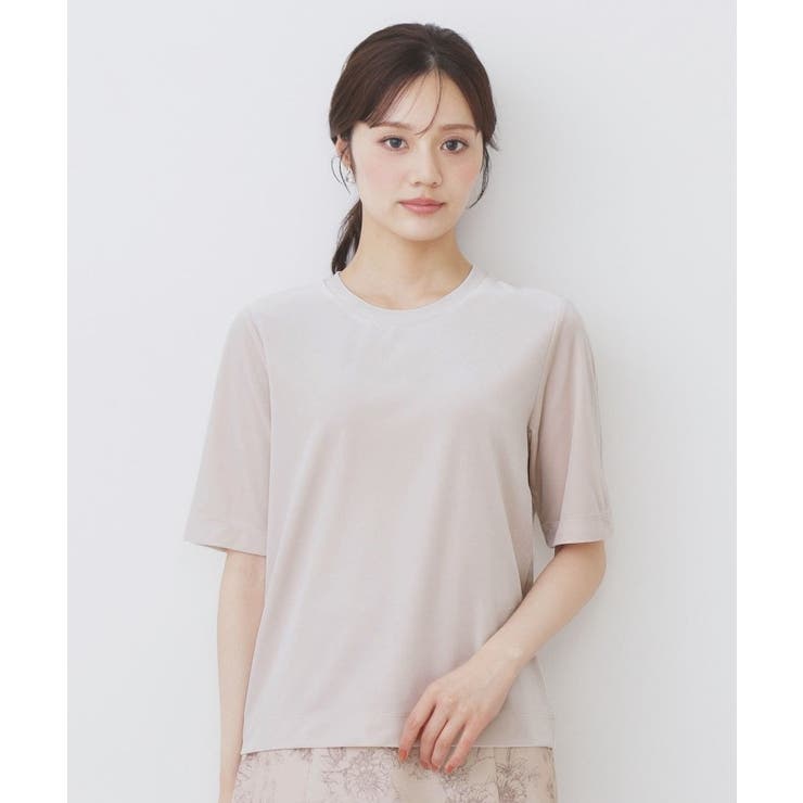 《andGIRL掲載》ベロアボクシーTシャツ【洗濯機洗い可】 | index | 詳細画像20 
