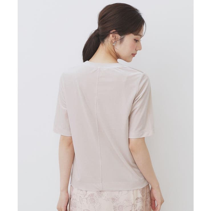 《andGIRL掲載》ベロアボクシーTシャツ【洗濯機洗い可】 | index | 詳細画像22 