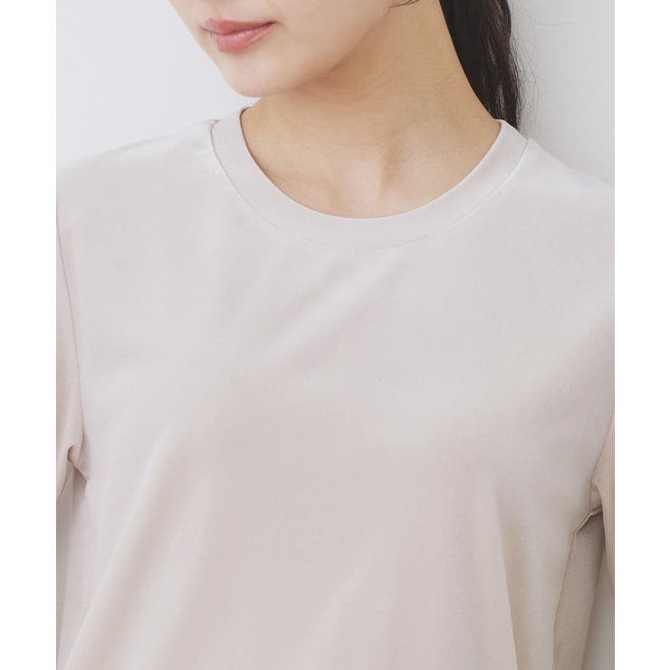 《andGIRL掲載》ベロアボクシーTシャツ【洗濯機洗い可】 | index | 詳細画像23 