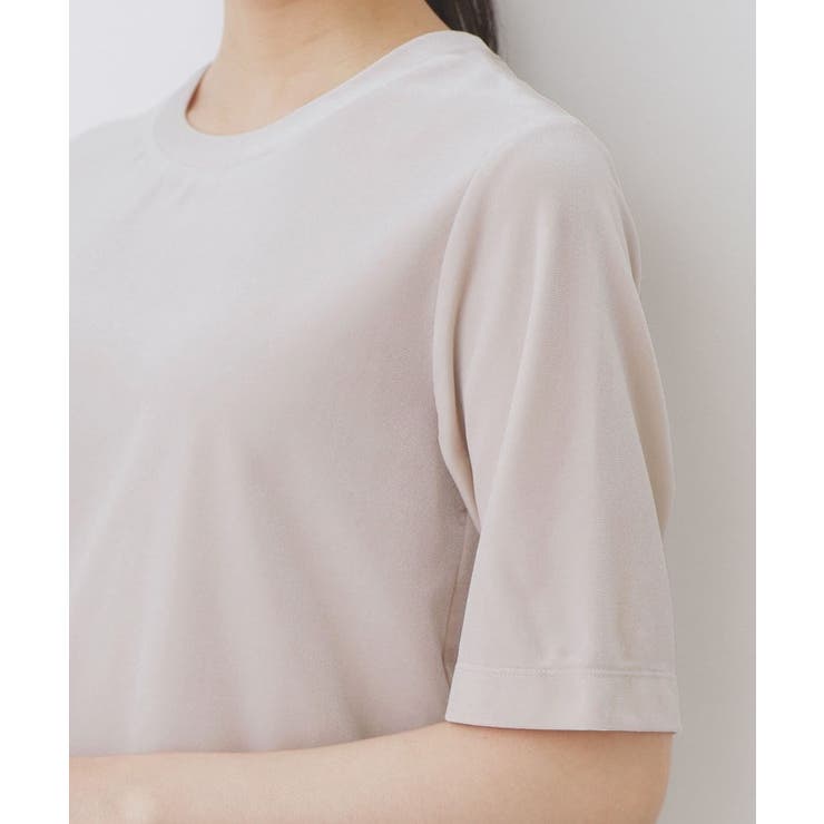 《andGIRL掲載》ベロアボクシーTシャツ【洗濯機洗い可】 | index | 詳細画像24 