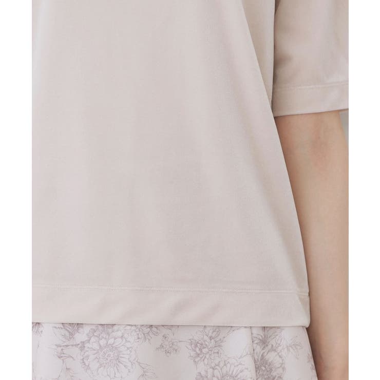 《andGIRL掲載》ベロアボクシーTシャツ【洗濯機洗い可】 | index | 詳細画像25 