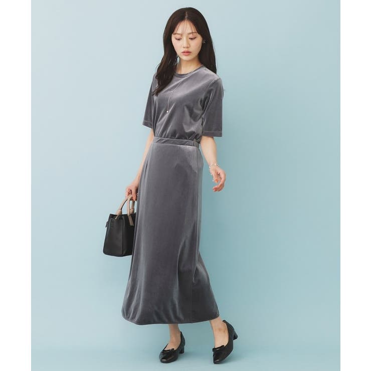 ベロアジャージナロースカート【洗濯機洗い可】 | index | 詳細画像3 