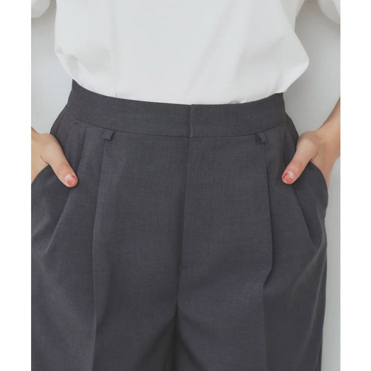 ストレッチ2タックワイドパンツ【洗濯機洗い可/接触冷感/吸水速乾】 | index | 詳細画像30 