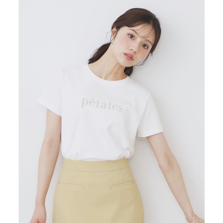 《S-LLサイズ》フロッキーロゴTシャツ【接触冷感／UVケア／洗濯機洗い可】 | index | 詳細画像1 