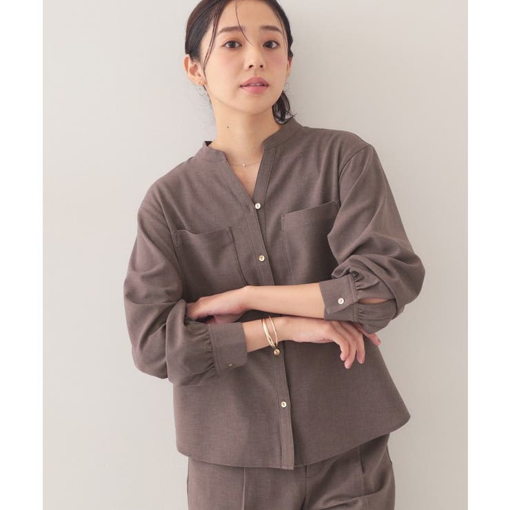 トープ(054) | 【高通気／遮熱】風が通るスキッパーシャツ《洗濯機OK／UVケア／防シワ》 | index