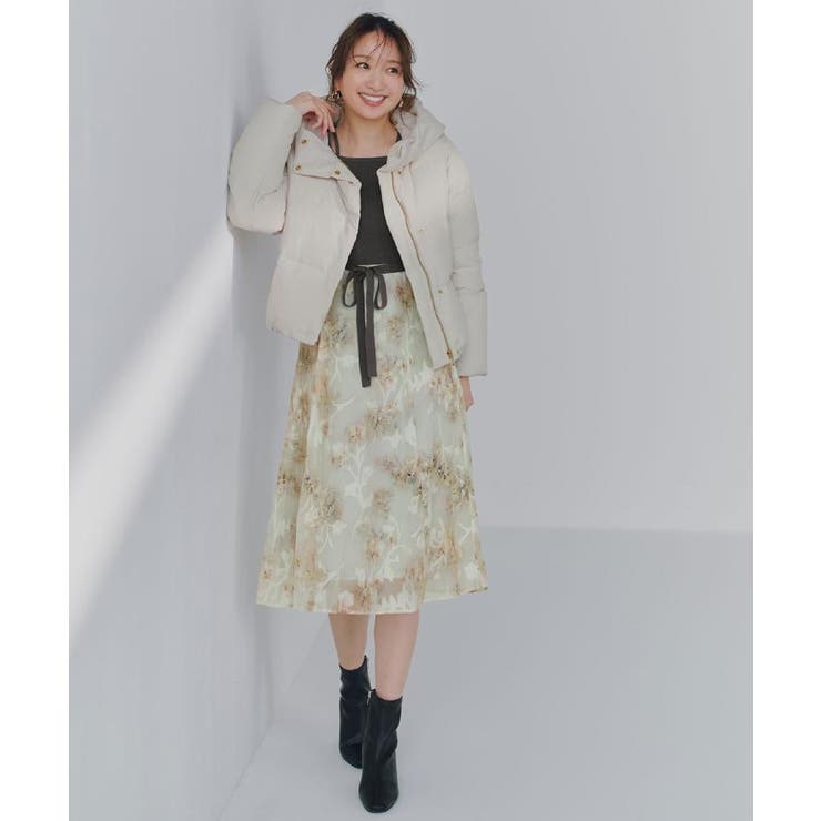 【植草美幸先生が指南する好印象スタイル】フラワージャカードドッキングニットワンピ… | index | 詳細画像32 