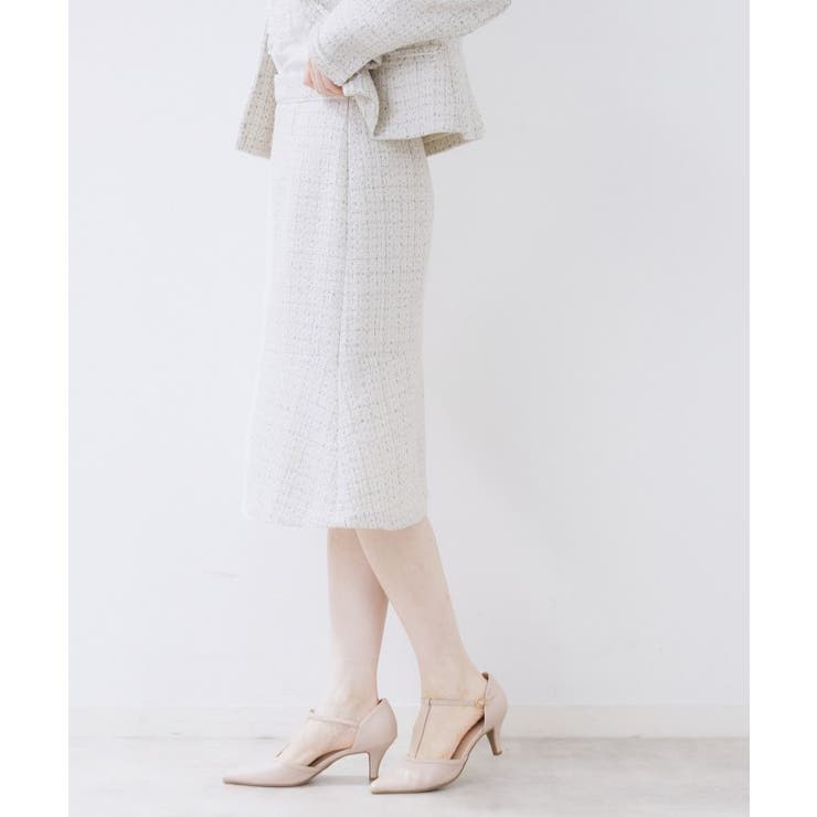 ≪通勤・セレモニー/セットアップ対応≫フレアツイードスカート【洗濯機OK】 | index | 詳細画像11 