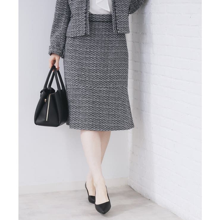 ≪通勤・セレモニー/セットアップ対応≫フレアツイードスカート【洗濯機OK】 | index | 詳細画像18 