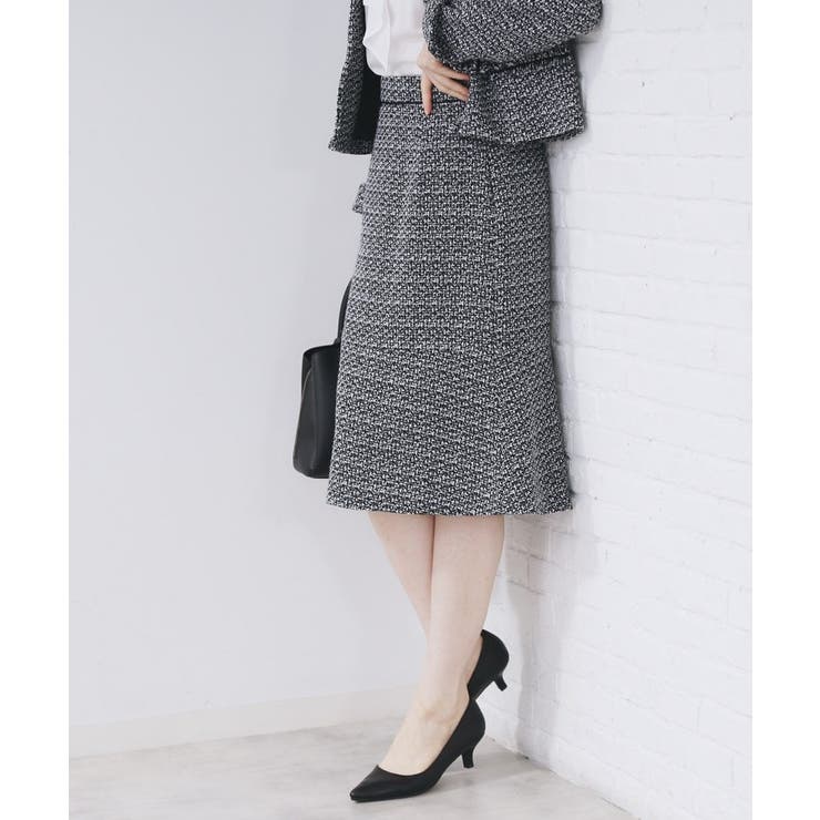 ≪通勤・セレモニー/セットアップ対応≫フレアツイードスカート【洗濯機OK】 | index | 詳細画像19 